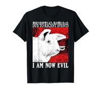 Rabbit Due to Recent Events I am Now Evil Rabbit Japanese T-Shirt