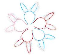 Rabbit Ear Hair Hoops 5pcs Plush Party Accessories Halloween Season