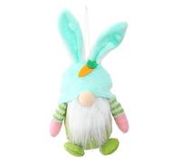 Rabbit Ears Gnomes, Handmade Spring Gnomes Doll with Carrot Decoration, Cute Scandinavian Tomte, Comfortable Faceless Gonks Plush Toy, Stuffed Gnome Plush