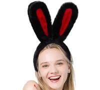 Rabbit Ears Headband, Easter Bunny Headband - Easter Bunny Ear Headband, Adorable Rabbit Ears Headband, Plush Toy Headpiece for Women, Girls, and Men