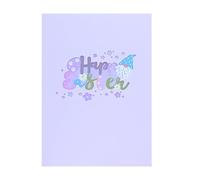 Rabbit Easter Cards, Cards, Bunny Easter Greeting Card, Happy Easter Cards, Colorful Holiday Note Cards, Bunny Cards, 13 x 18 cm/5.12 x 7.09 inches for Easter