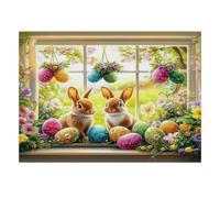 Rabbit Egg Flower Jigsaw Puzzle, 1000 Pcs Indoor Adult Game