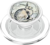 Rabbit Elke Design Animal Rabbit Motif PopSockets PopGrip for MagSafe