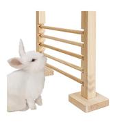 Rabbit Exercise Hedge Wooden Training Hedge Toy with Adjustable Height for Ferret and Chinchilla - Indoor/Outdoor Pet Habitat