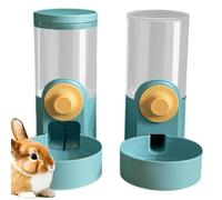 Rabbit Feeder and Water Bowls, Rabbit Food and Water Bowls, Automatic Pet Feeder and Waterer | Large Capacity Bunny Feeder 1000ml for Bunnies, Puppies, Cats,
