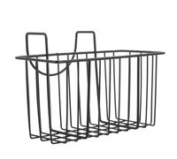 Rabbit Feeder Holder Hanging Metal Frame Hay Rack for Cage | Black Iron Build, Smooth Surface with Hook Design, Made for Guinea Pig and Bird Use