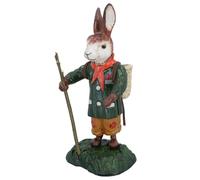 Rabbit Figure Statue Cast Iron Mascot Ornament Sculpture House Home Animal