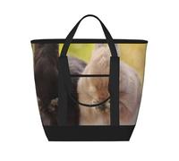 Rabbit Fluffy,Lunch Bags Large Capacity Insulated Tote Bag For Women Men Work Picnic Travel