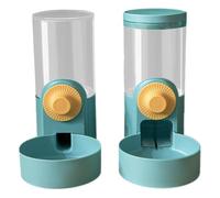 Rabbit Food and Water Bowls - Rabbit Feeder for Cage, Automatic Pet Food Water Dispenser | Large Capacity Rabbit Feeder 1000ml for Rabbits, Puppies, Cha