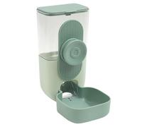 Rabbit Food Dispenser Automatic Pet Feeder and Waterer Set Hanging Bowl for Cage a Smart Feeding Station for Small Animals Like Bunny Guinea Pig Ferret with Durable Leak-Proof Design (Green)