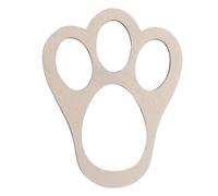 Rabbit Footprint Template Wooden Stencil Reusable Animal Footprint Stamp Easter Decoration Animal Track Templates