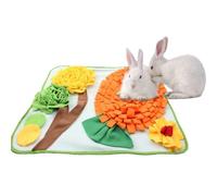 Rabbit Foraging Mat Anti Slip Treat Dispenser Small Pet Puzzle Toy