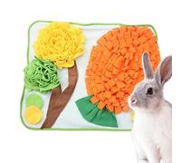 Rabbit Foraging Mat - Slow Feeding Mat,Treat Dispenser for Small Animals, Enrichment Toy for Boredom, Pet Accessories