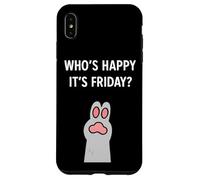 Rabbit Friday Humor Cute Kawaii Happy-Friday Case for iPhone XS Max