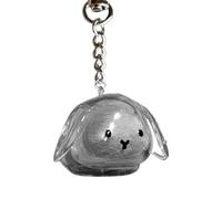 Rabbit Fur Storage Box Charm Bunny Hair Keychain Storage Capsule Backpack Decor Hair Pet Storage Keychain Souvenirs