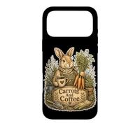 Rabbit Garden Carrots And Coffee Case for iPhone 17 Pro Max