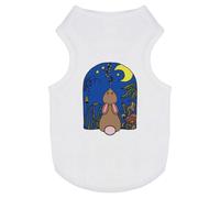 'Rabbit Gazing at the Moon' Pet Dog/Cat T-Shirt (PT00112898)