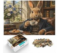 Rabbit Gentleman Tea Time Puzzle 1000pcs (70x50cm) for Adults