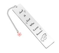 Rabbit Gifts for Rabbit Lovers Rabbit Gifts for Women Rabbit Bookmarks Just A Girl Who Loves Bunnies Rabbit Themed Gifts for Women Rabbit Presents for Daughter Christmas Back to School