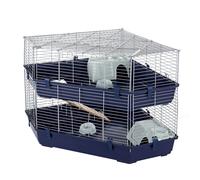 Little Friends Indoor Double Corner Cage, 141 x 100 x 86 cm, natural