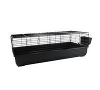 Little Friends Rabbit 140cm Large Indoor Rabbit/Guinea Pig Cage, Black