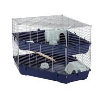 Rabbit Guinea Pig Large Indoor Double Corner Cage Hutch 141cm - Little Friends