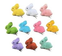 Rabbit Hair Clips for Girls - 10 Pieces Non-Slip Grip Hairpins for Rabbit đe Easter, Cute Accessories ara el pelo d´e çonejo d´e dandele hair clips decorative på ara he elo p