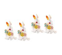 Rabbit Hamster Bunny Ears Costume Food Bunnies Decor Snuggle Jewelry Tray Trinket Dish Guinea Pig Accessories Brooch for Men Pet