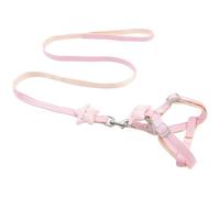 Rabbit Harness and Leash Set, Adjustable Cozy Bunny Harness and Leash with Cute Star for Kitten, Ferret & Small Pets, S Bunny and Rabbit