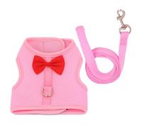 Rabbit Harness and Leashes - Rabbit Harness, Breathable Mesh Rabbit Costume, Vest Harness and Leashes, Lightweight, Escape Proof Bunny Harness Set for Kittens