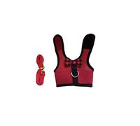 Rabbit Harness Leash Vest Breathable Mesh Pet Chest Vest Stylish Small Pet Harness For Rabbits Small Animals S, Pink Clever