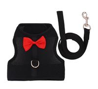 Rabbit Harness Set Mesh Rabbit Outfit Escape Proof Lightweight Bunny Leashes Breathable Small Animal Vest Harness For Kittens