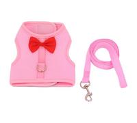 Rabbit Harness Set Mesh Rabbit Outfit Escape Proof Lightweight Bunny Leashes Breathable Small Animal Vest Harness For Kittens