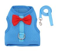 Rabbit Harness Set Mesh Rabbit Outfit Escape Proof Lightweight Bunny Leashes Breathable Small Animal Vest Harness For Kittens