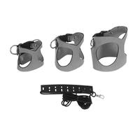 Rabbit Harness with Leash, PU Leather Vest Set for Outdoor Travel | Adjustable Fit for Rabbits and Squirrels, Quick Release Buckle, Chew Resistant Design, Indoor Outdoor Use