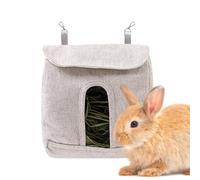 Rabbit Hay Feeder - Adjustable Rabbit Feeder for Piglets | Hay Bag S/M/L with Hooks, Durable for Hay for Small Animals, Hay Feeder for Small Animals