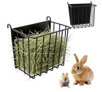 Rabbit Hay Feeder, Guinea Pig Hay Feeder, Guinea Pig hays Feeders with Metal Frame Metal Hanging Hays Racks Chinchilla cage Accessories Hay Rack for Guineas Pigs Chinchilla Bunny other Small Animals