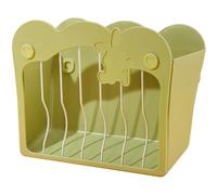 Rabbit Hay Feeder In/Out of Cage Mount 10x5x8 Inch Large Capacity Hay Feeder Minimalist & Cute Easy Filling Small Animal for Guinea Pig, Chinchilla