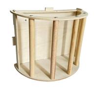 Rabbit Hay Feeder, Large Capacity Wooden Guinea Pig Hay Feeder, Hanging Feeding Rack for Small Pets, Easy to Assemble Rabbit Rack