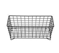 Rabbit Hay Feeder Metal Frame Large Capacity Iron Black