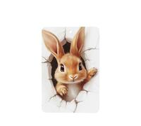 Rabbit Head Out Of The Hole Car Air Fresheners 4 Pcs Hanging Scented Cards Fragrance Scented Cards For Car Aromatherapy Tablets