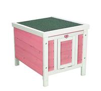 Rabbit Hide Rabbit Hutch Run Guinea Pig House by Cozy Pet 34 Models Kitten Puppy Tortoise Hedgehog Run in Pink Wood RH02P