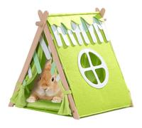 Rabbit Hideout, Small Animal Houses and Habitats, Guinea Pig Tent Tunnel Cages for Guinea Pigs, Hamster, Rats, Bunny and Other Small Animals, Rabbit Cages Accessories