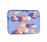 rabbit holding the ball Laptop protective case, suitable for 13-inch and 13.6-inch laptops. Features a thickened zipper design.