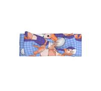 rabbit holding the ball Printed Baby Headband, Soft and Breathable Bow Hair Accessory - Suitable for newborns 0-6 months old