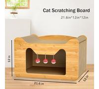 Rabbit Houses And Hideouts Even A Scratching Post Is A Cat Nest, Cat Scratch Box Free Bell Ball When Ordering , Cat Stuff Cardboard Cat Houses For Indoor Cats