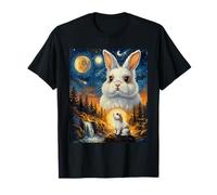 Rabbit Howling to The Moon T-Shirt
