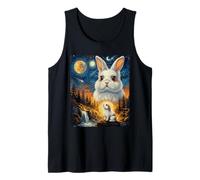 Rabbit Howling to The Moon Tank Top