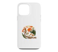 Rabbit Hunting Beagle Grandpa Vintage Retro Hound Dog Badge Case for iPhone 13 Pro Max