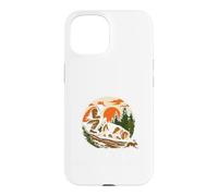 Rabbit Hunting Beagle Grandpa Vintage Retro Hound Dog Badge Case for iPhone 15